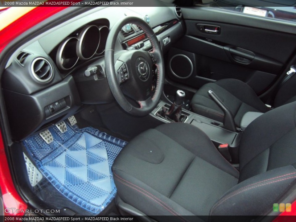 MAZDASPEED Black Interior Photo for the 2008 Mazda MAZDA3 MAZDASPEED Sport #57886156