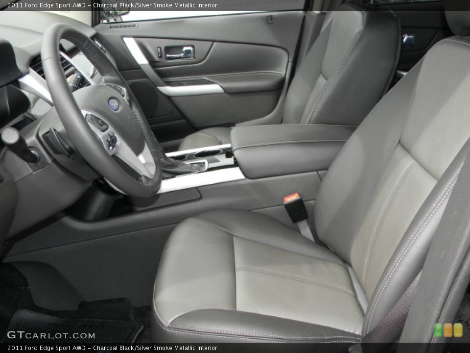 Charcoal Black/Silver Smoke Metallic Interior Photo for the 2011 Ford Edge Sport AWD #57887986