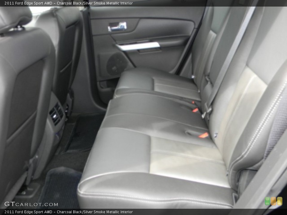 Charcoal Black/Silver Smoke Metallic Interior Photo for the 2011 Ford Edge Sport AWD #57887995