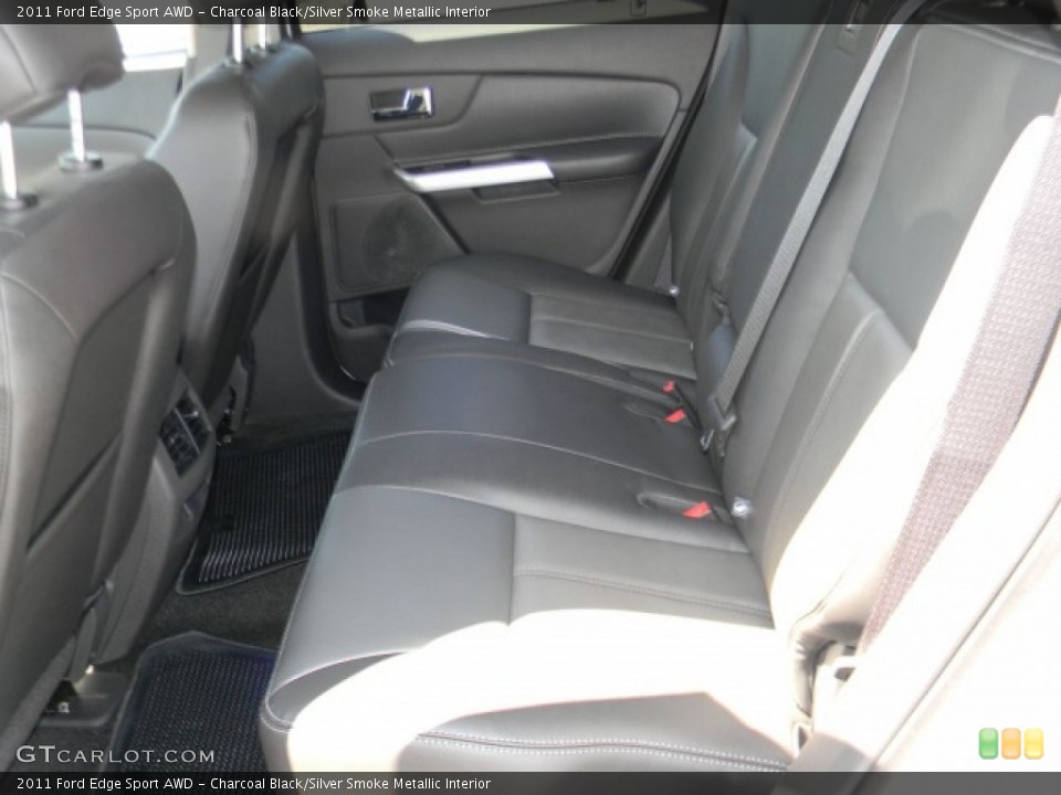 Charcoal Black/Silver Smoke Metallic Interior Photo for the 2011 Ford Edge Sport AWD #57888112