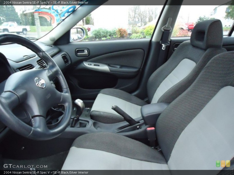 SE-R Black/Silver Interior Photo for the 2004 Nissan Sentra SE-R Spec V #57888901