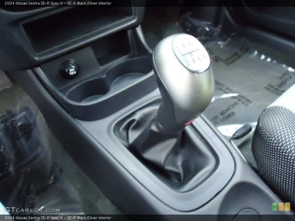 SE-R Black/Silver Interior Transmission for the 2004 Nissan Sentra SE-R Spec V #57889100