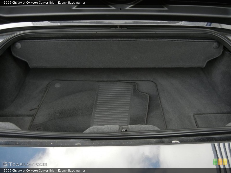 Ebony Black Interior Trunk for the 2006 Chevrolet Corvette Convertible #57889297