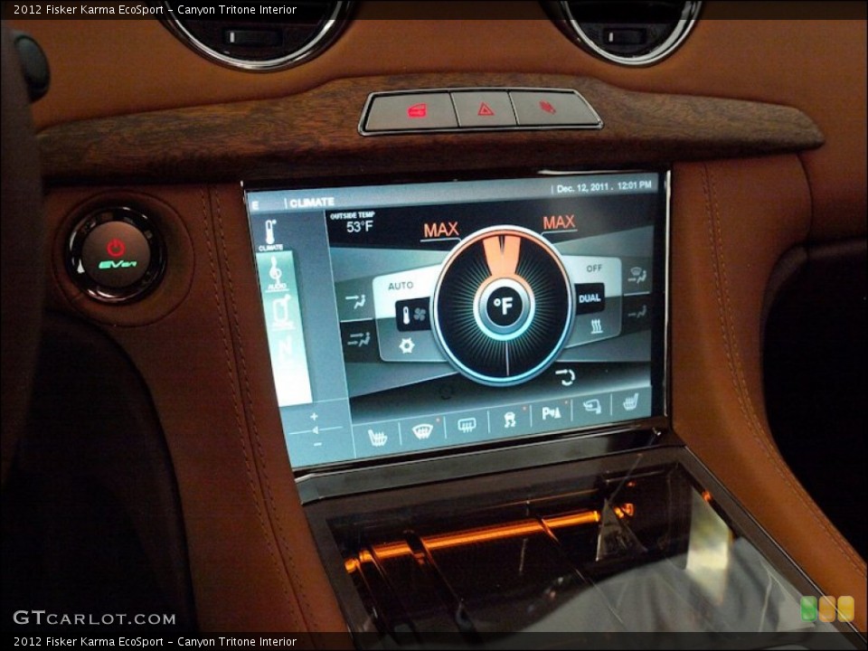 Canyon Tritone Interior Controls for the 2012 Fisker Karma EcoSport #57890215