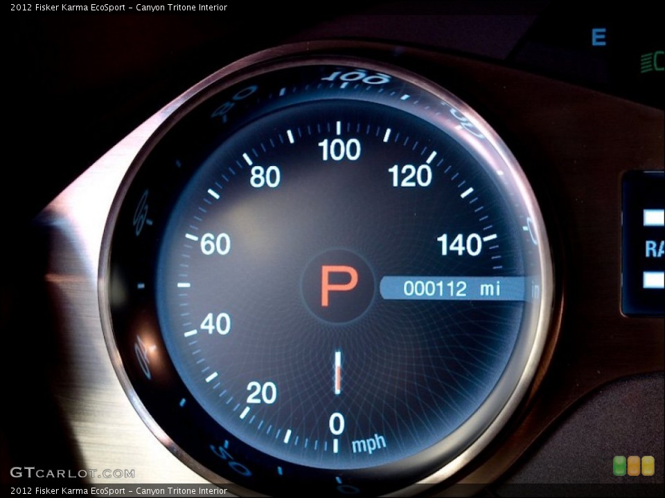 Canyon Tritone Interior Gauges for the 2012 Fisker Karma EcoSport #57890275