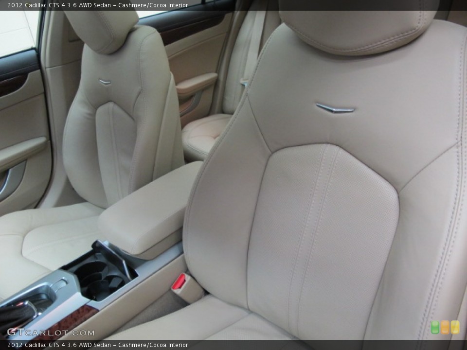 Cashmere/Cocoa Interior Photo for the 2012 Cadillac CTS 4 3.6 AWD Sedan #57890701