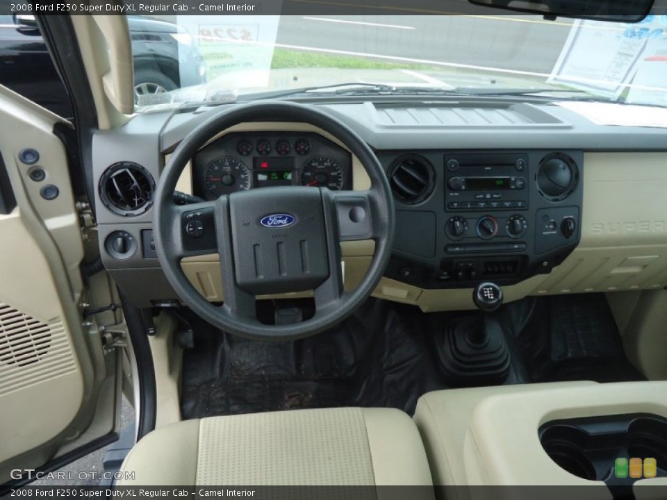 Camel Interior Dashboard for the 2008 Ford F250 Super Duty XL Regular Cab #57890707