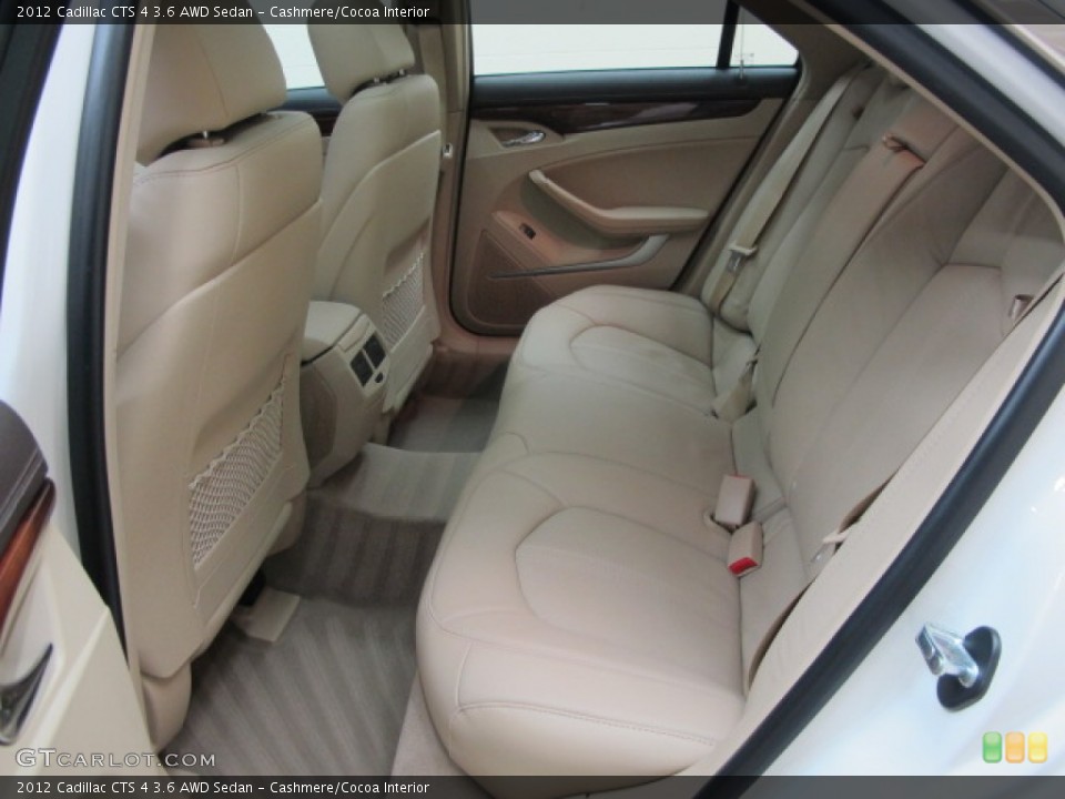 Cashmere/Cocoa Interior Photo for the 2012 Cadillac CTS 4 3.6 AWD Sedan #57890710