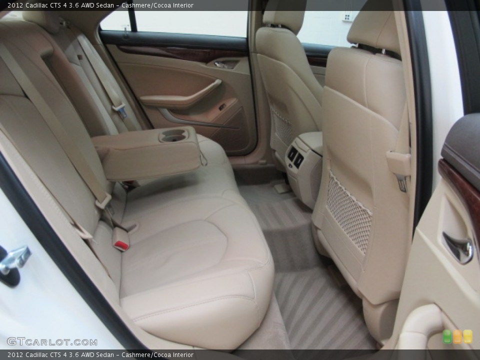 Cashmere/Cocoa Interior Photo for the 2012 Cadillac CTS 4 3.6 AWD Sedan #57890728
