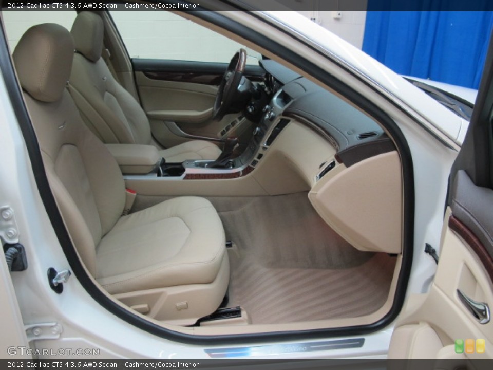 Cashmere/Cocoa Interior Photo for the 2012 Cadillac CTS 4 3.6 AWD Sedan #57890743