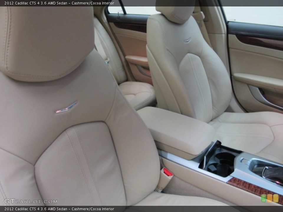 Cashmere/Cocoa Interior Photo for the 2012 Cadillac CTS 4 3.6 AWD Sedan #57890755