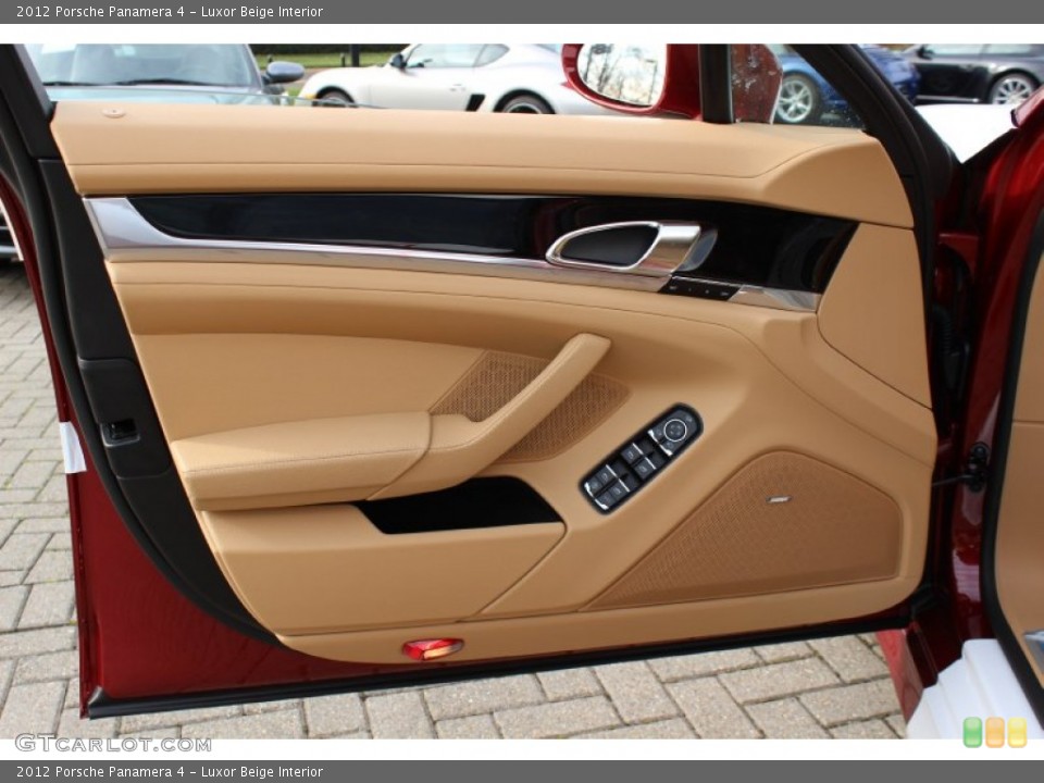 Luxor Beige Interior Door Panel for the 2012 Porsche Panamera 4 #57890776