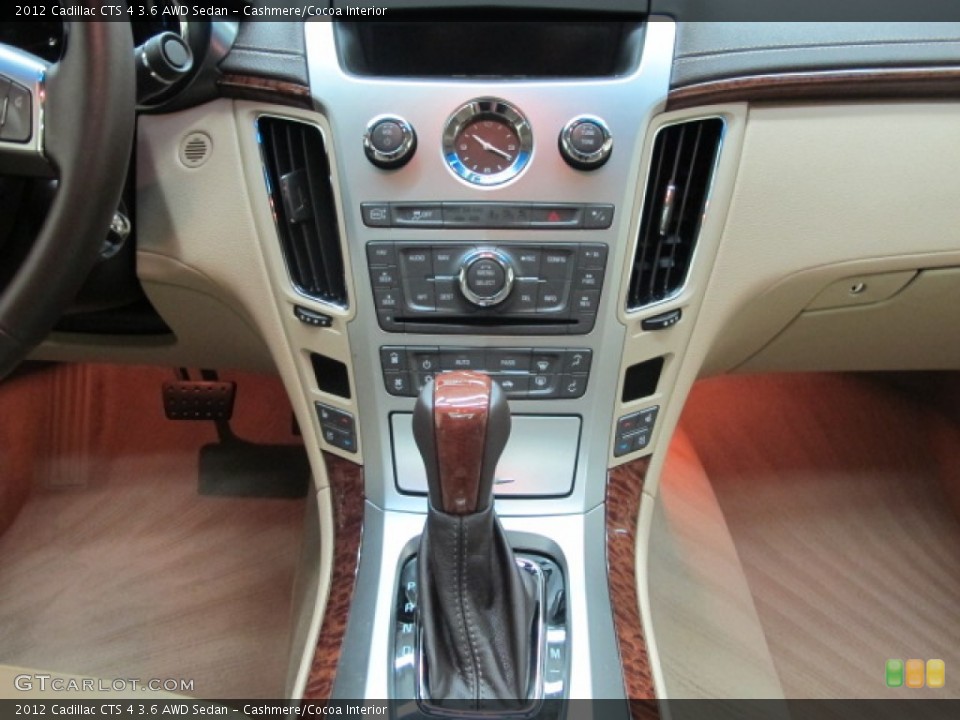 Cashmere/Cocoa Interior Controls for the 2012 Cadillac CTS 4 3.6 AWD Sedan #57890797