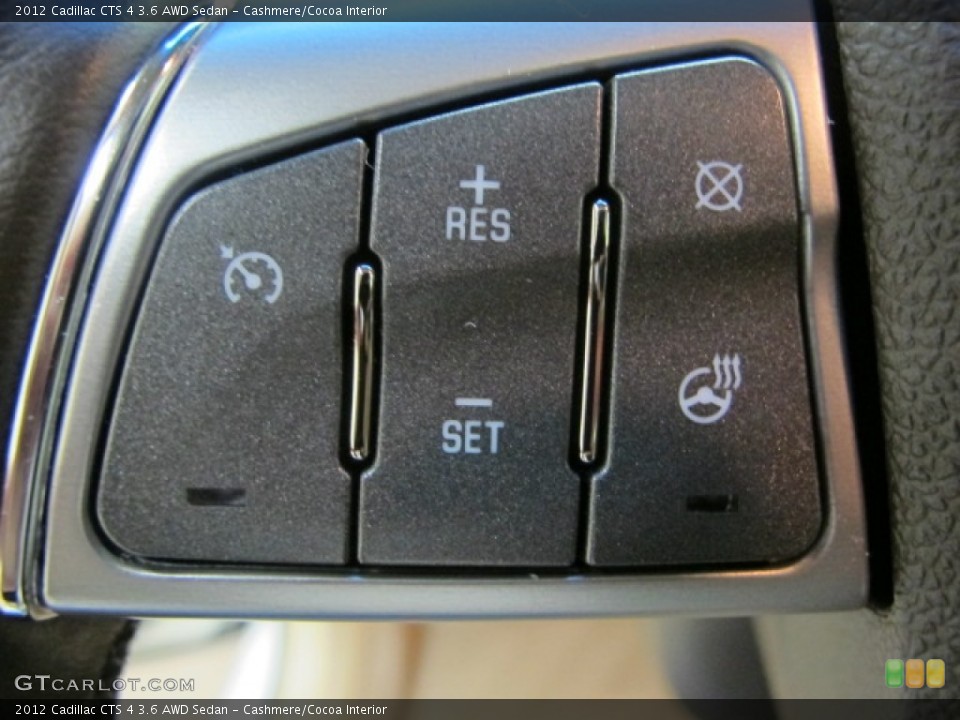 Cashmere/Cocoa Interior Controls for the 2012 Cadillac CTS 4 3.6 AWD Sedan #57890893