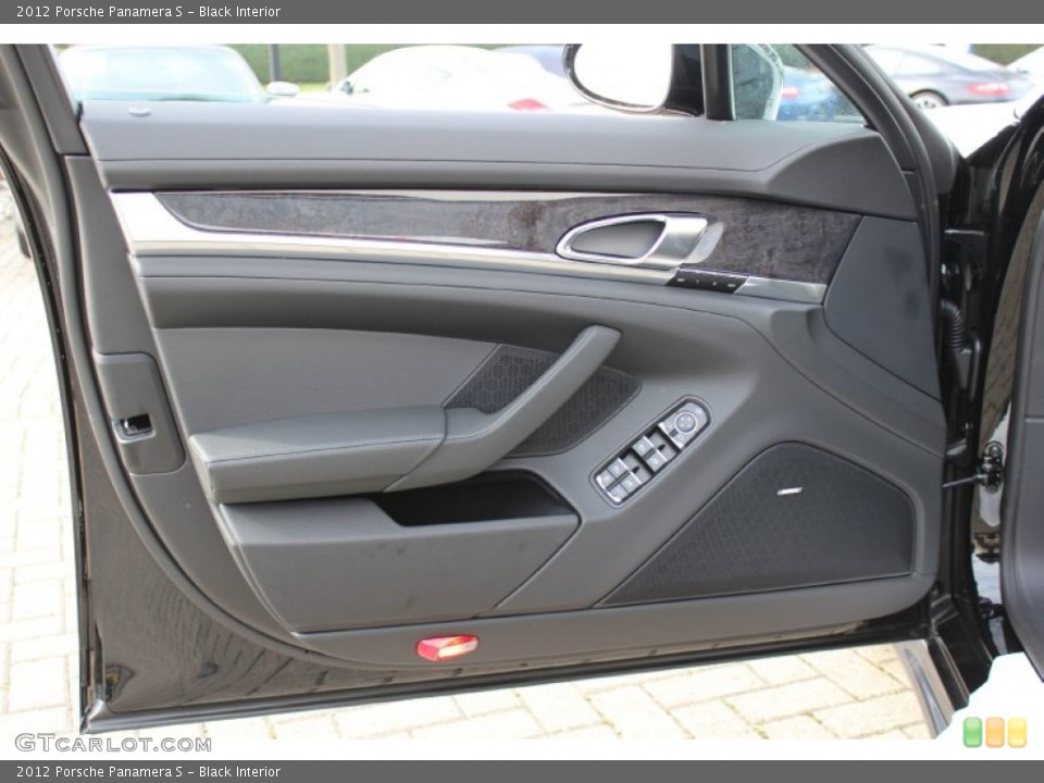 Black Interior Door Panel for the 2012 Porsche Panamera S #57891074