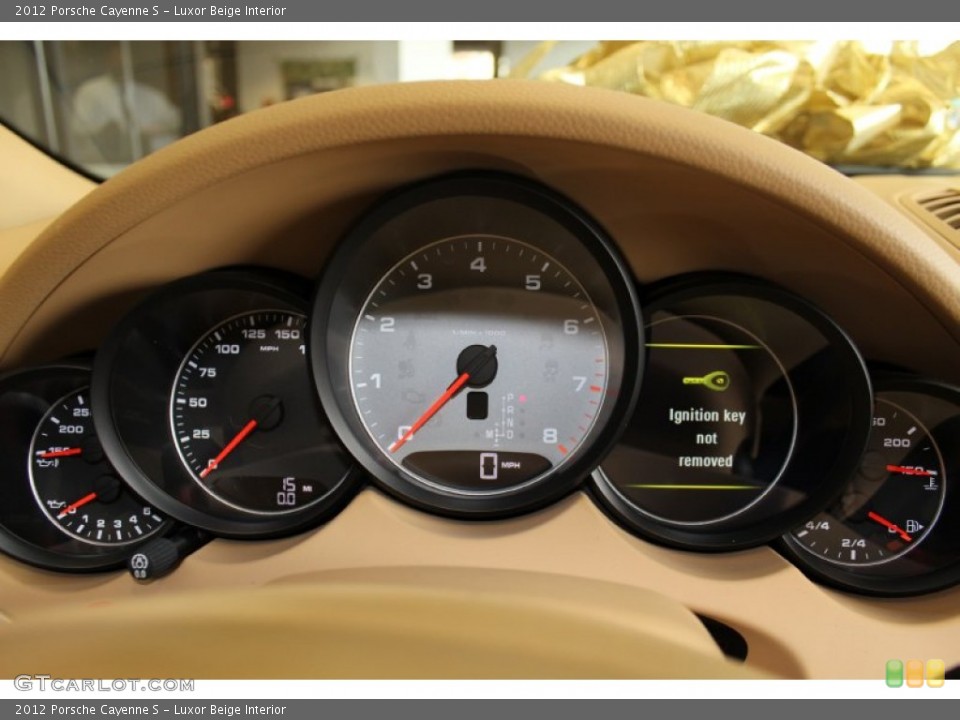 Luxor Beige Interior Gauges for the 2012 Porsche Cayenne S #57891457
