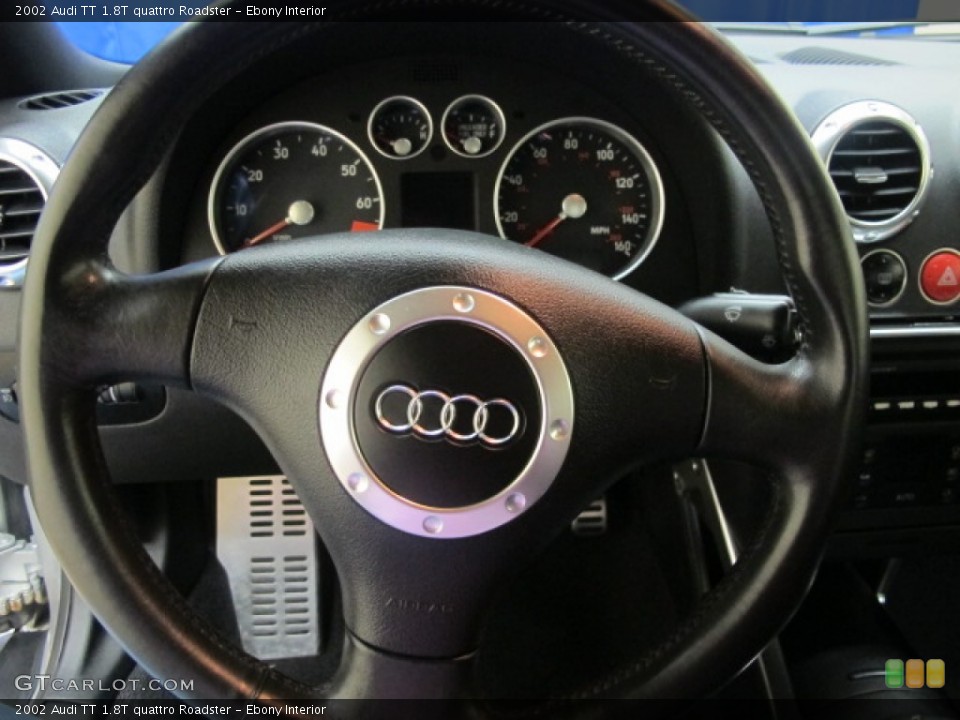 Ebony Interior Steering Wheel for the 2002 Audi TT 1.8T quattro Roadster #57891595