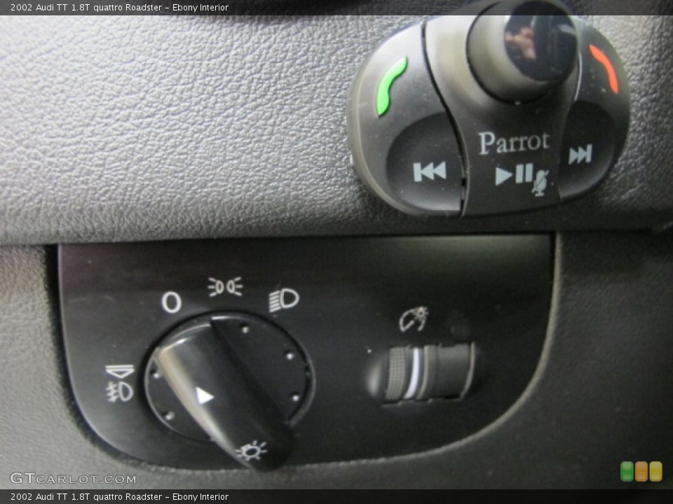 Ebony Interior Controls for the 2002 Audi TT 1.8T quattro Roadster #57891604