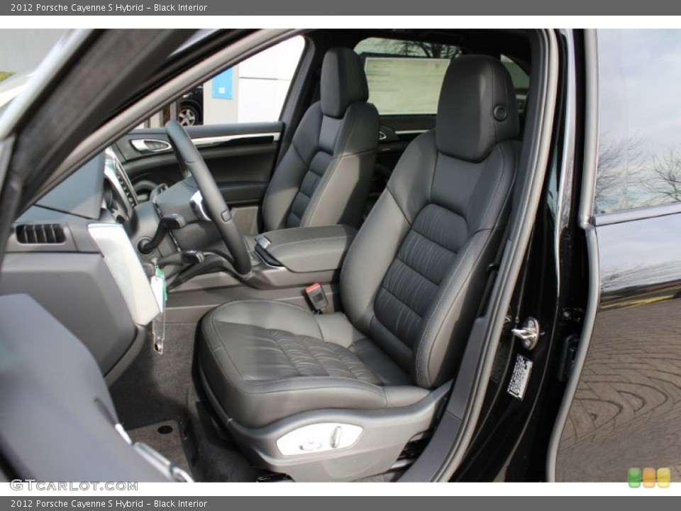 Black Interior Photo for the 2012 Porsche Cayenne S Hybrid #57891703