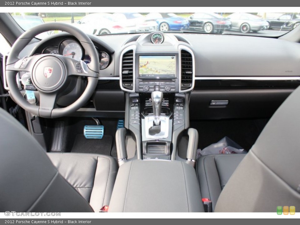 Black Interior Dashboard for the 2012 Porsche Cayenne S Hybrid #57891713