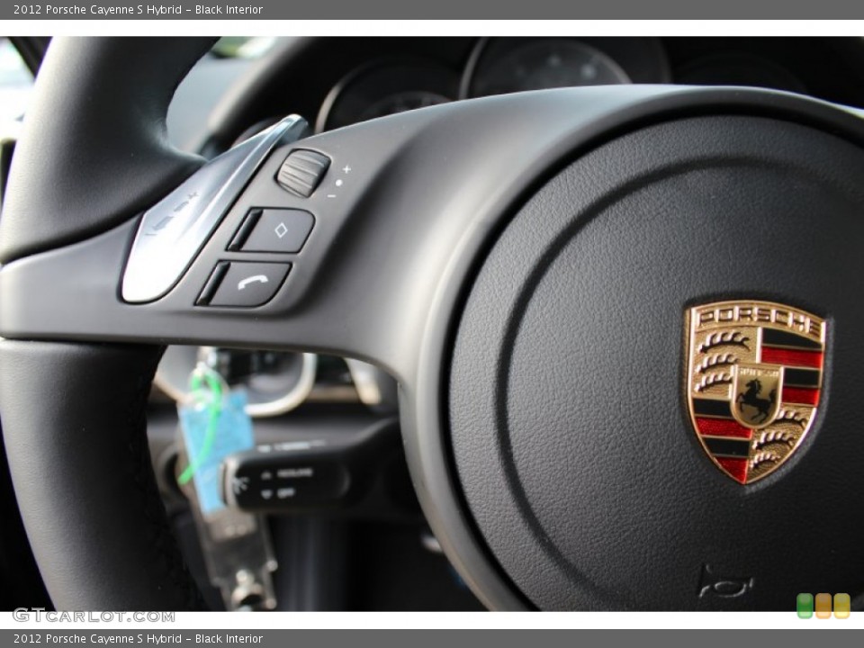 Black Interior Controls for the 2012 Porsche Cayenne S Hybrid #57891730