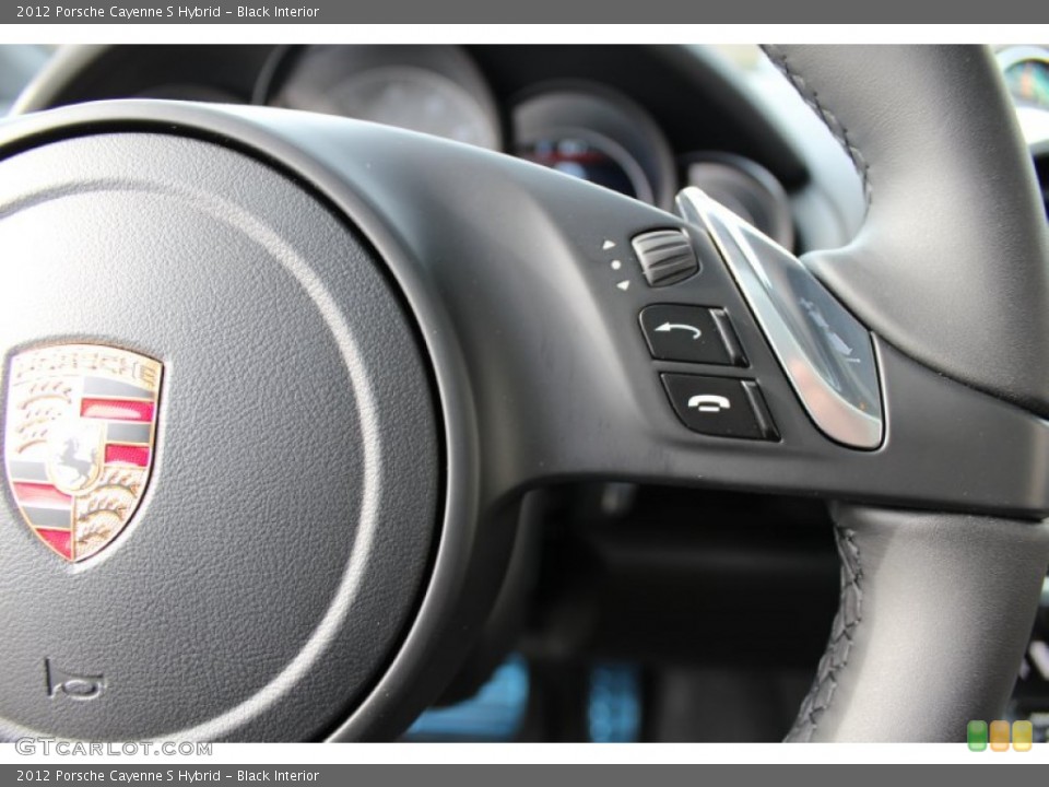 Black Interior Controls for the 2012 Porsche Cayenne S Hybrid #57891739