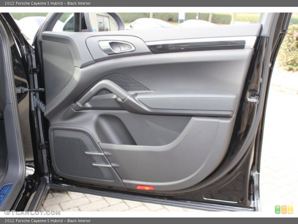 Black Interior Door Panel for the 2012 Porsche Cayenne S Hybrid #57891814