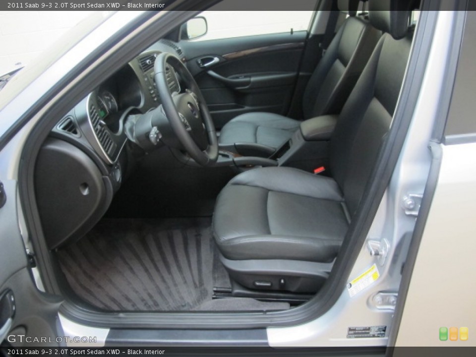 Black Interior Photo for the 2011 Saab 9-3 2.0T Sport Sedan XWD #57893716