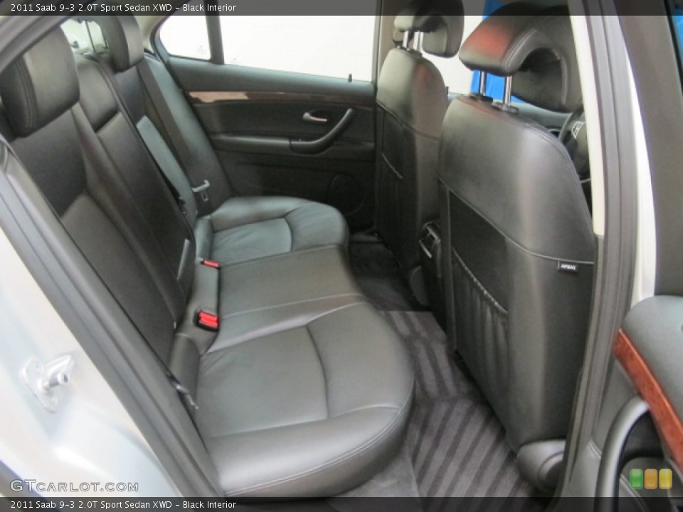 Black Interior Photo for the 2011 Saab 9-3 2.0T Sport Sedan XWD #57893743