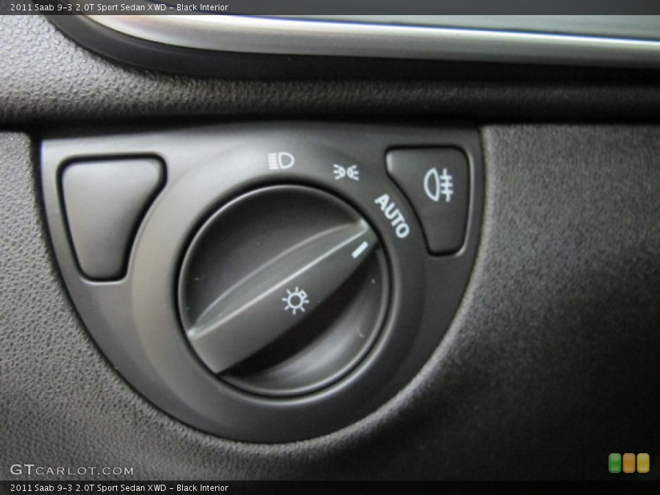 Black Interior Controls for the 2011 Saab 9-3 2.0T Sport Sedan XWD #57893905