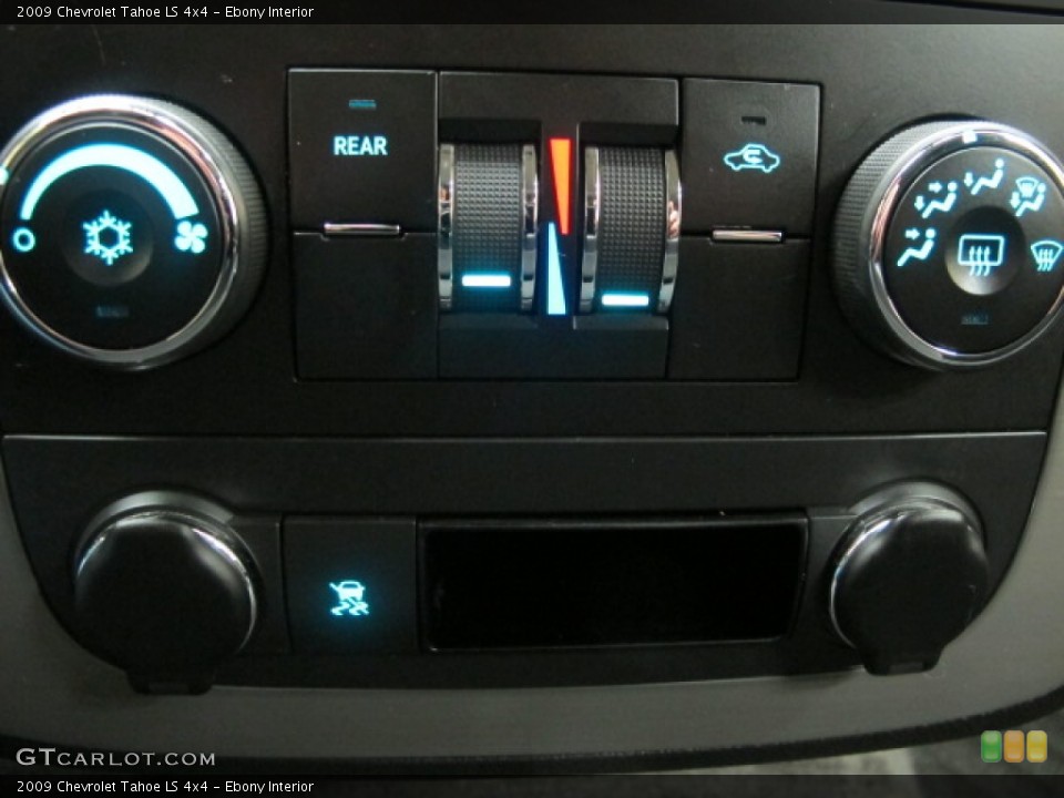 Ebony Interior Controls for the 2009 Chevrolet Tahoe LS 4x4 #57895912