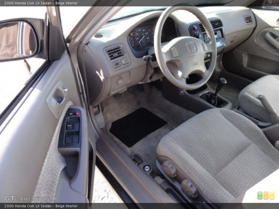 Beige Interior Photo for the 2000 Honda Civic LX Sedan #57897359