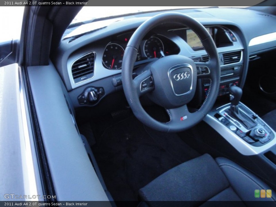 Black Interior Dashboard for the 2011 Audi A4 2.0T quattro Sedan #57898170