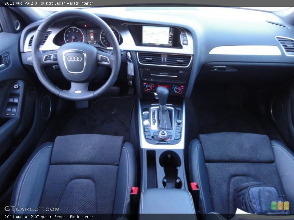 Black Interior Dashboard for the 2011 Audi A4 2.0T quattro Sedan #57898248