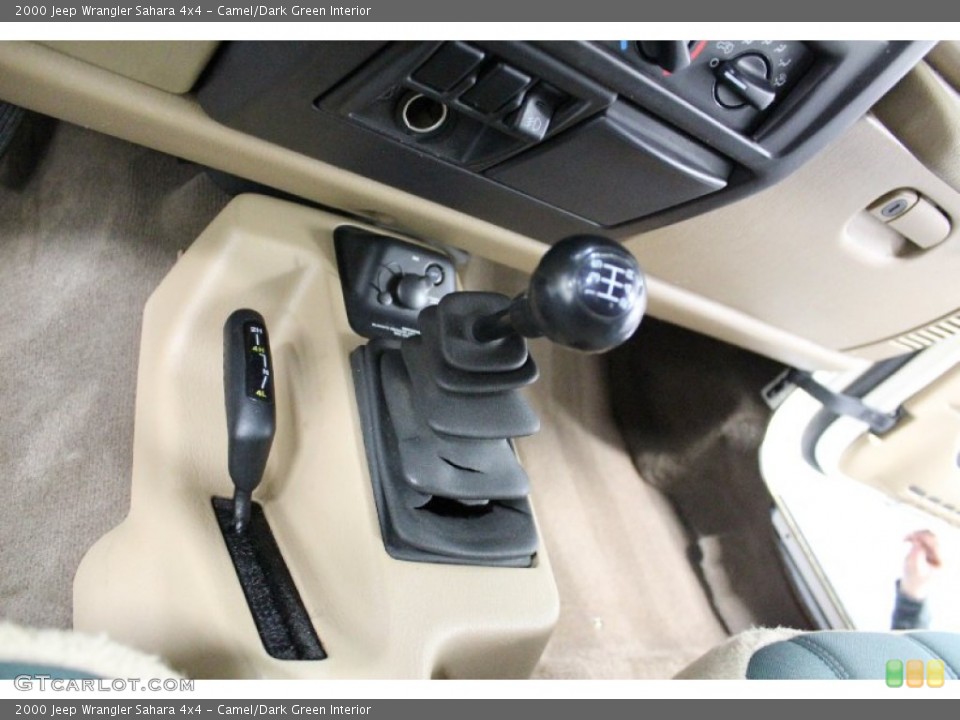 Camel/Dark Green Interior Transmission for the 2000 Jeep Wrangler Sahara 4x4 #57899583