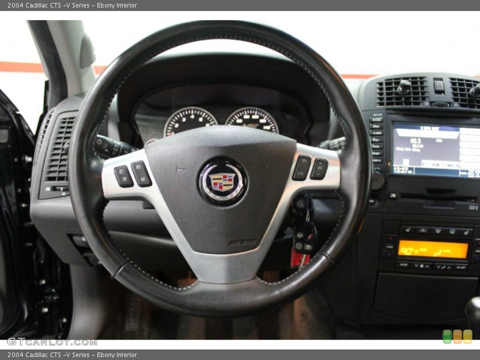 Ebony Interior Steering Wheel for the 2004 Cadillac CTS -V Series #57902424