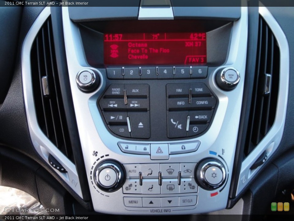 Jet Black Interior Controls for the 2011 GMC Terrain SLT AWD #57903483