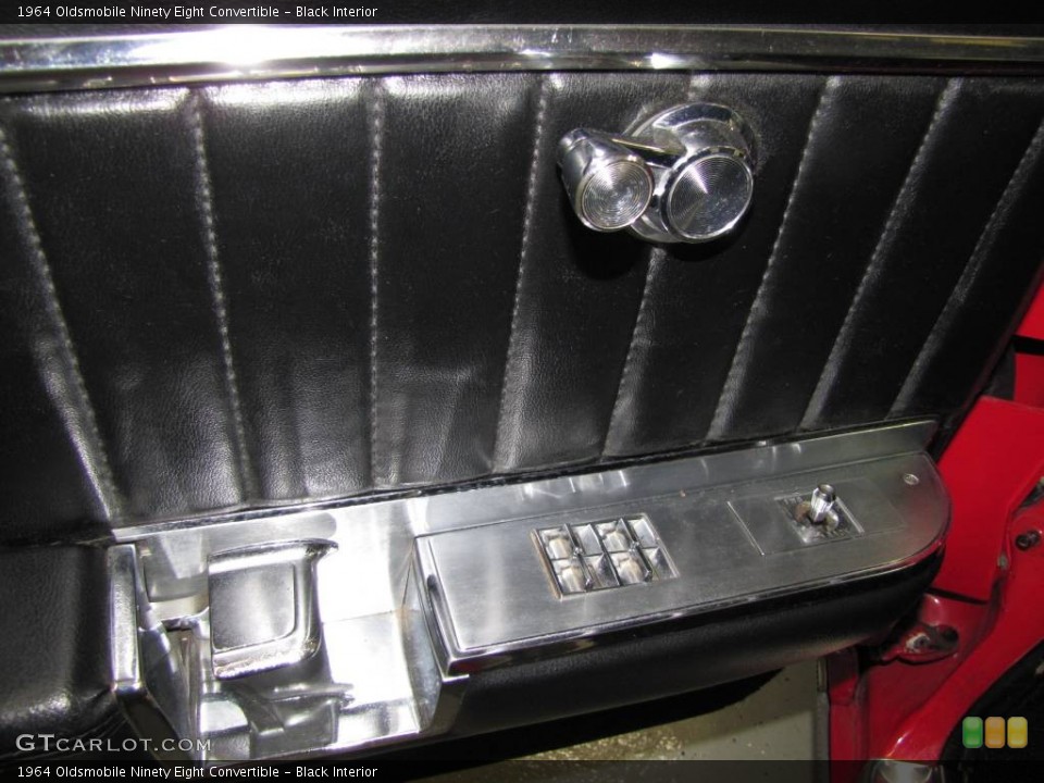 Black Interior Controls for the 1964 Oldsmobile Ninety Eight Convertible #57903793