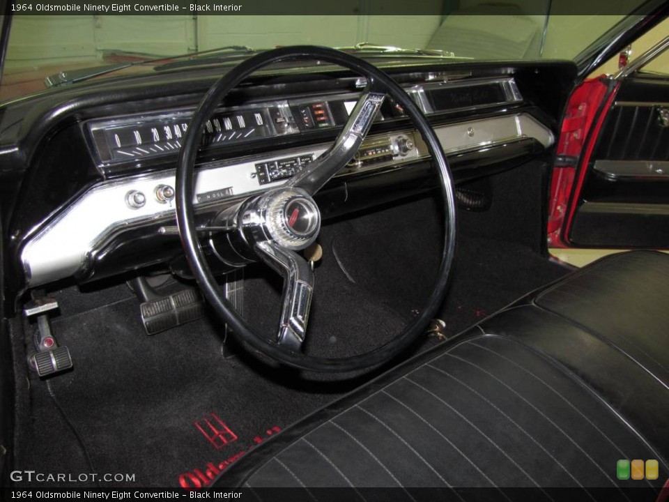 Black Interior Dashboard for the 1964 Oldsmobile Ninety Eight Convertible #57903799