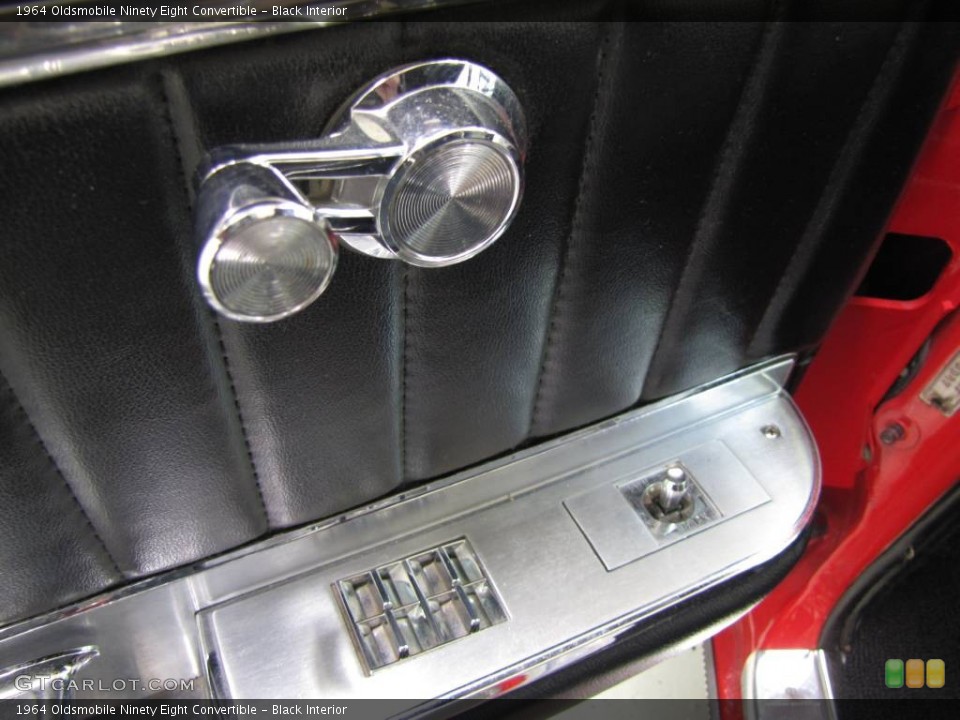 Black Interior Controls for the 1964 Oldsmobile Ninety Eight Convertible #57903874