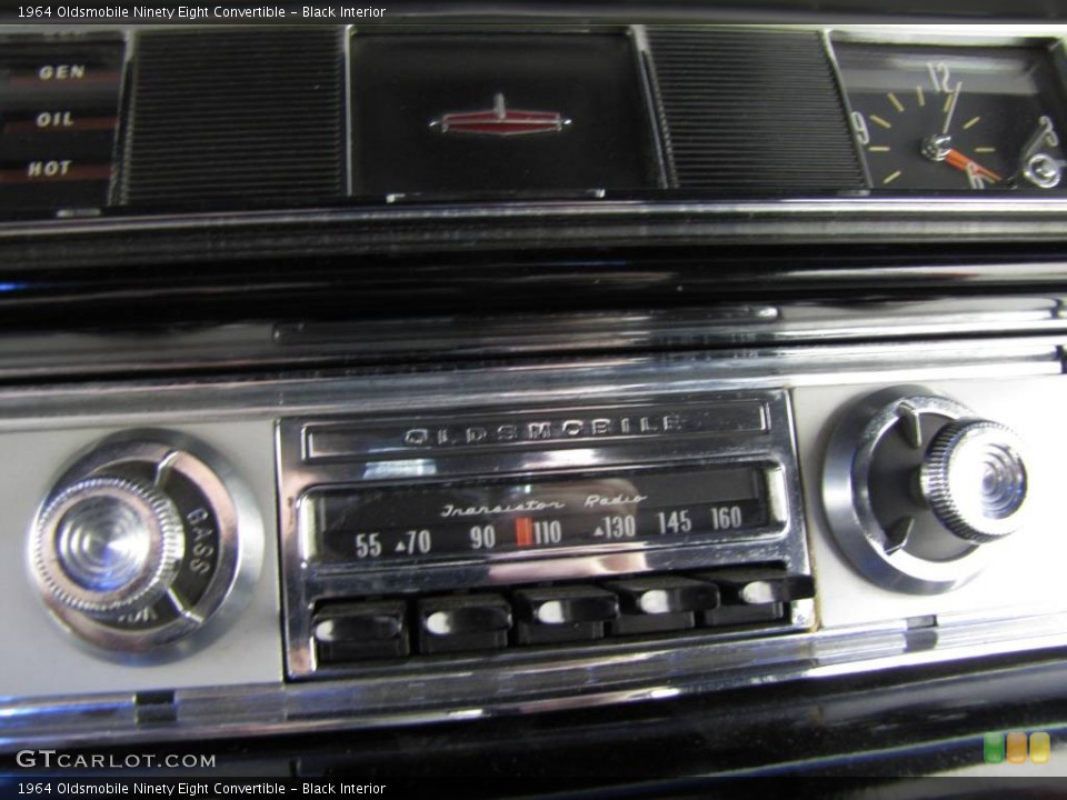 Black Interior Audio System for the 1964 Oldsmobile Ninety Eight Convertible #57903910
