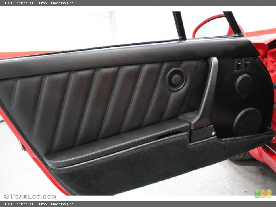 Black Interior Door Panel for the 1988 Porsche 930 Turbo #57904987