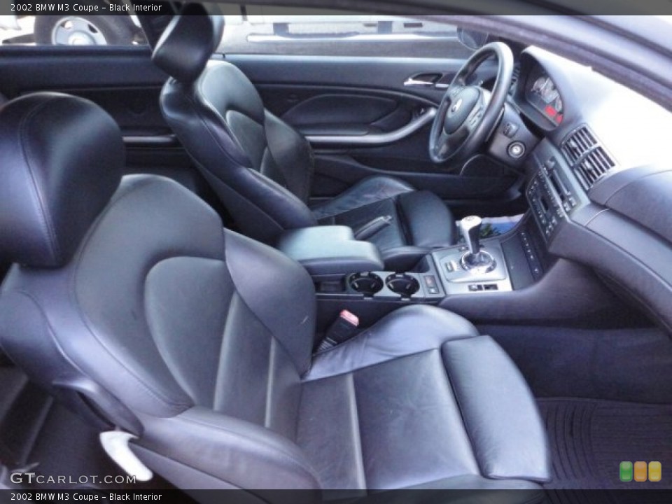 Black Interior Photo for the 2002 BMW M3 Coupe #57905197