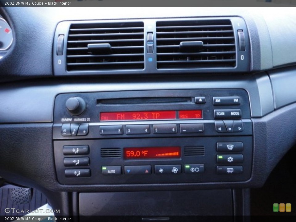 Black Interior Audio System for the 2002 BMW M3 Coupe #57905305