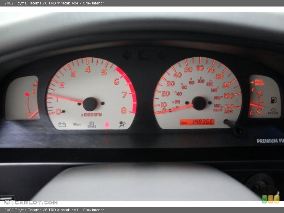 Gray Interior Gauges for the 2002 Toyota Tacoma V6 TRD Xtracab 4x4 #57906673
