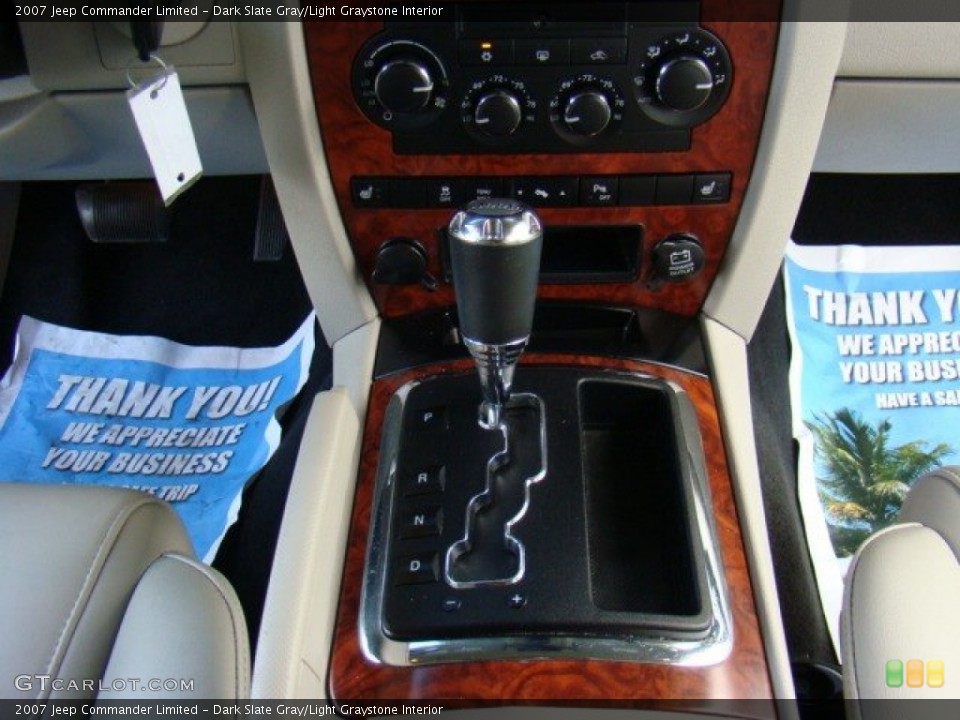 Dark Slate Gray/Light Graystone Interior Transmission for the 2007 Jeep Commander Limited #57913846