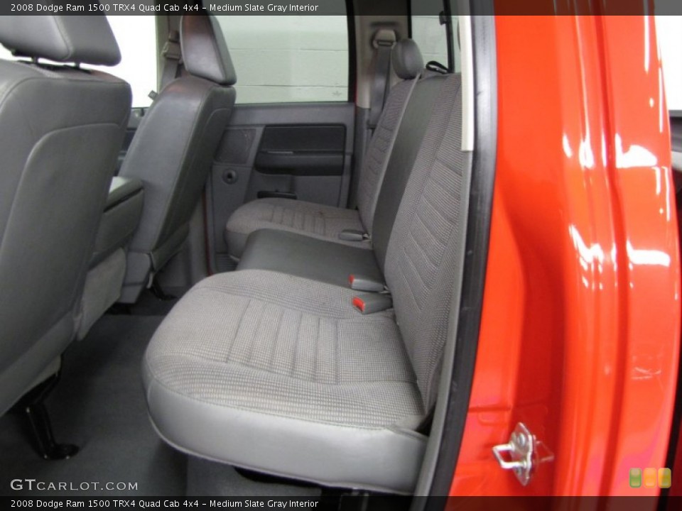 Medium Slate Gray Interior Photo for the 2008 Dodge Ram 1500 TRX4 Quad Cab 4x4 #57916714
