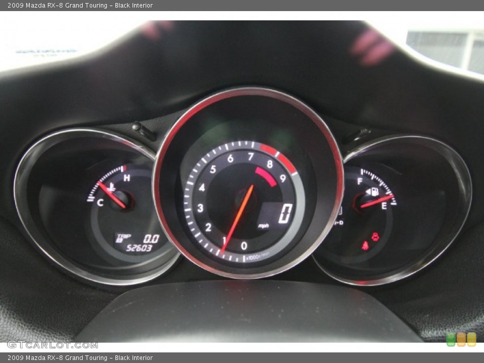 Black Interior Gauges for the 2009 Mazda RX-8 Grand Touring #57927734