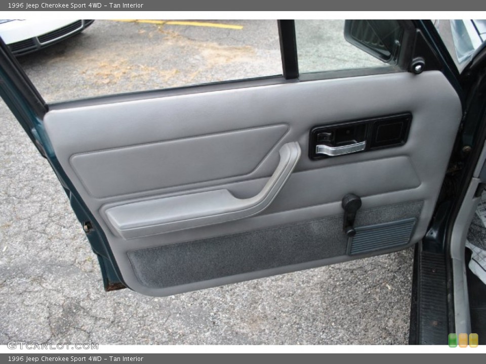 Tan Interior Door Panel for the 1996 Jeep Cherokee Sport 4WD #57936351