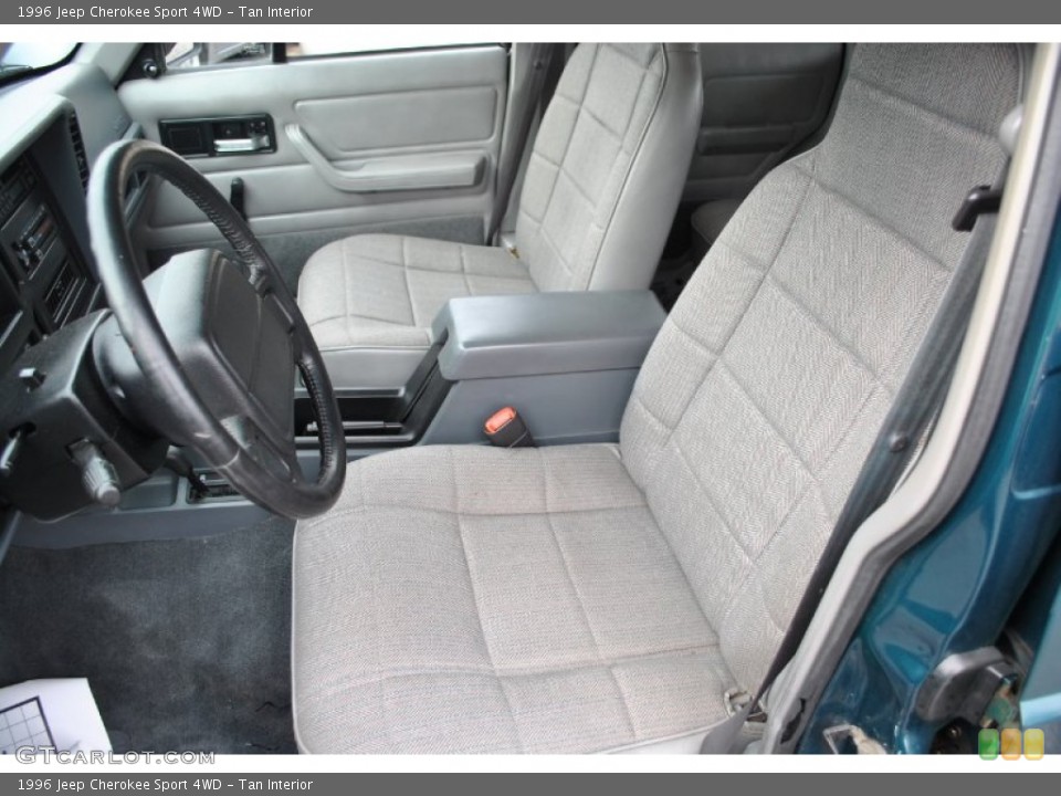 Tan Interior Photo for the 1996 Jeep Cherokee Sport 4WD #57936363